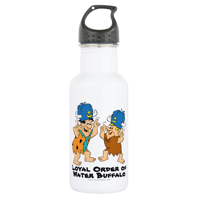Die Steine | Fred & Barney Water Buffalos Edelstahlflasche (Vorderseite)