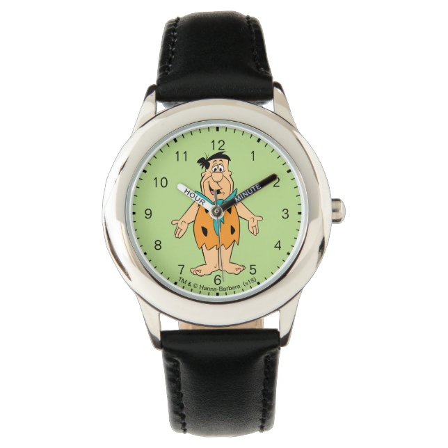 Die Steine | Fred Flintstone Armbanduhr (Vorderseite)