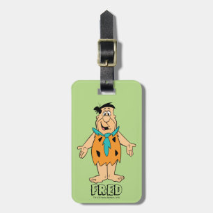 Die Steine Fred Flintstone Gepäckanhänger