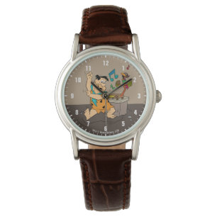 Die Steine Fred Flintstone tanzen Armbanduhr