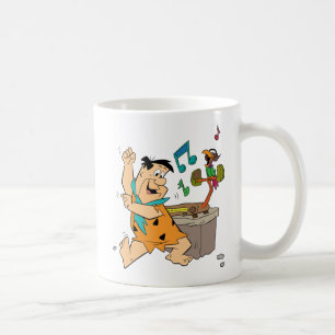 Die Steine   Fred Flintstone tanzen Kaffeetasse
