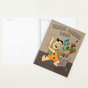 Die Steine Fred Flintstone tanzen Planer