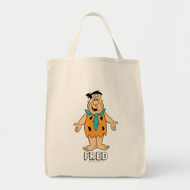 Die Steine | Fred Flintstone Tragetasche (Vorne)