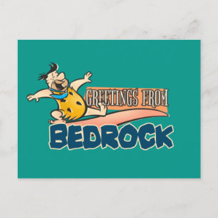 Die Steine Fred - Grüße von Bedrock Einladungspostkarte