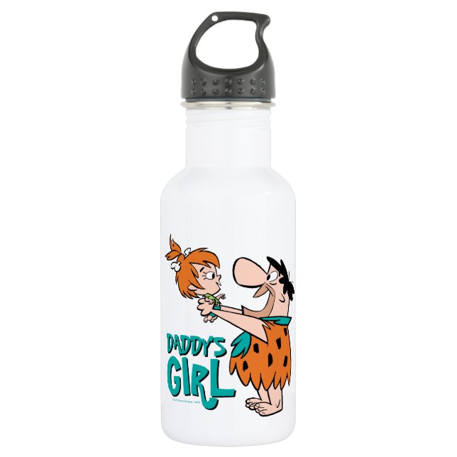 Die Steine | Fred & Pebbles - Daddy's Girl Edelstahlflasche (Vorderseite)