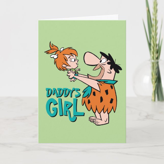 Die Steine | Fred & Pebbles - Daddy's Girl Karte (Vorderseite)