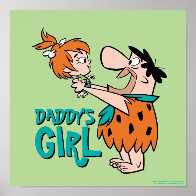 Die Steine | Fred & Pebbles - Daddy's Girl Poster (Vorne)