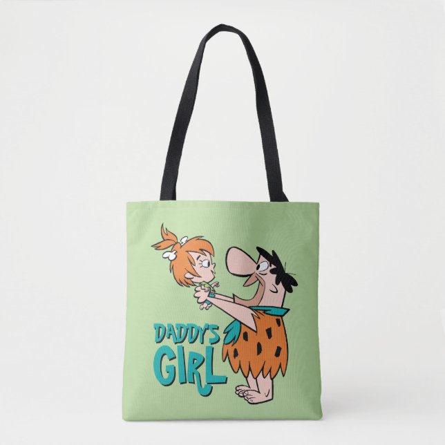 Die Steine | Fred & Pebbles - Daddy's Girl Tasche (Vorderseite)