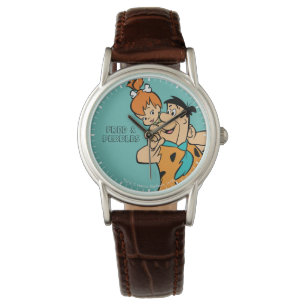 Die Steine Fred & Pebbles Flintstone Armbanduhr