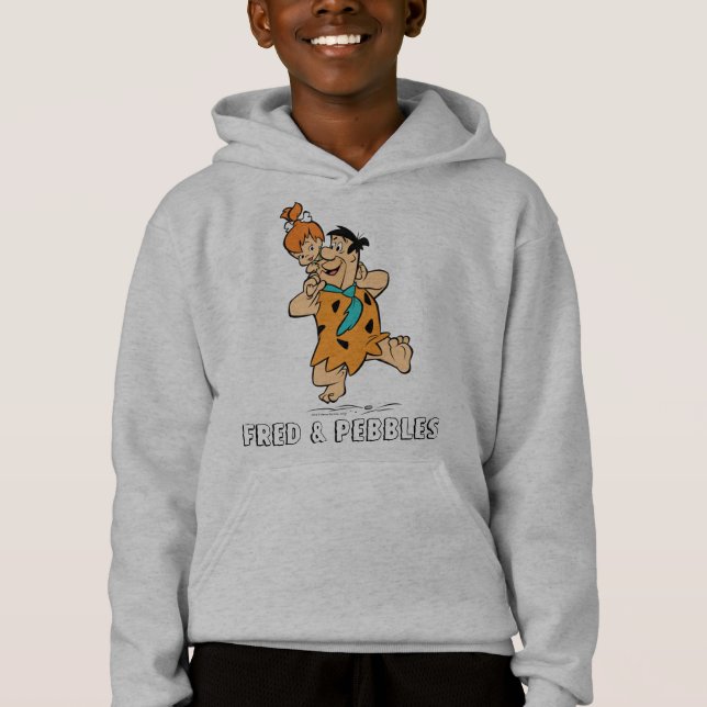 Die Steine | Fred & Pebbles Flintstone Hoodie (Vorderseite)