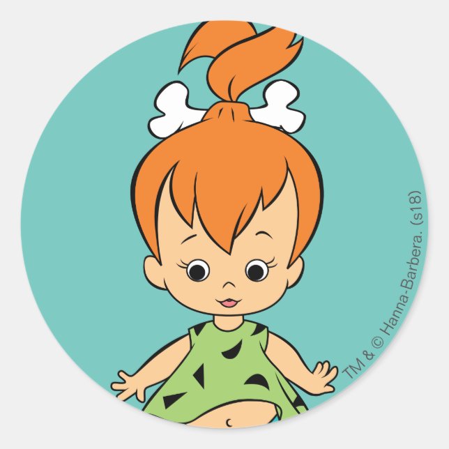 Die Steine | Kies Flintstone Runder Aufkleber (Vorderseite)