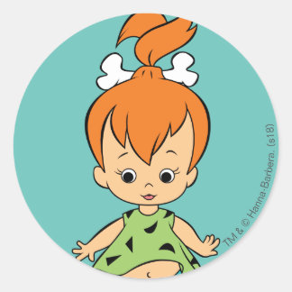 Die Steine | Kies Flintstone Runder Aufkleber