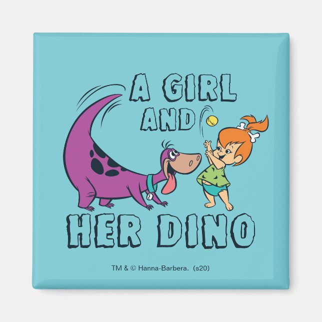 Die Steine | Kies und Dino-Play-Ball Magnet (Vorne)