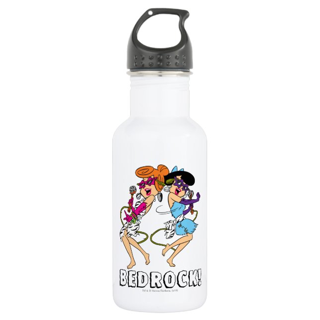 Die Steine | Wilma & Betty Rock Stars Edelstahlflasche (Vorderseite)