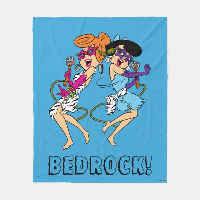Die Steine | Wilma & Betty Rock Stars Fleecedecke (Vorderseite)