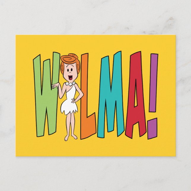 Die Steine | WILMA! Einladungspostkarte (Vorderseite)