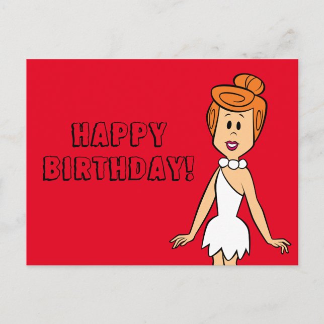Die Steine | Wilma Flintstone Postkarte (Vorderseite)