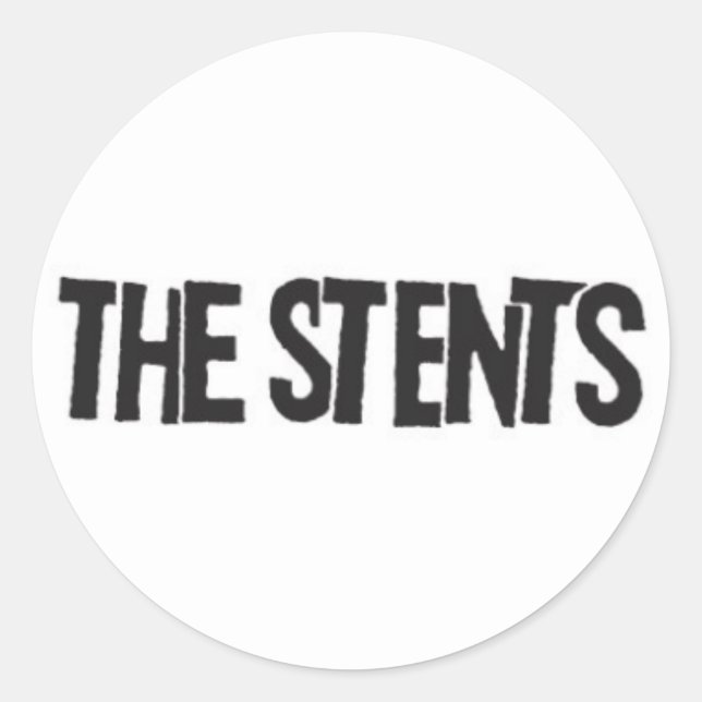 Die Stents Runder Aufkleber (Vorderseite)
