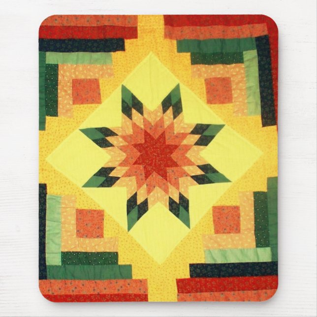 Die Steppdecke der Großmutter Mousepad (Vorne)