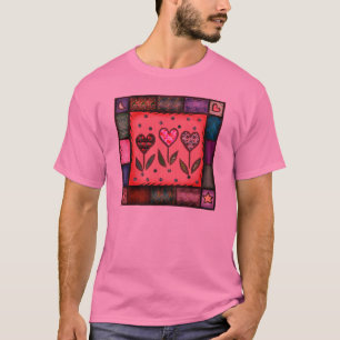 Die Steppdecken-T - Shirt des Valentines