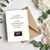 Die Stereo Funny Birthday Card herunterdrehen
