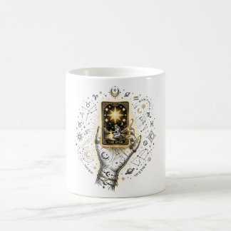 Die Stern-Tarotkarte Leuchtende Himmels-Mystische Kaffeetasse