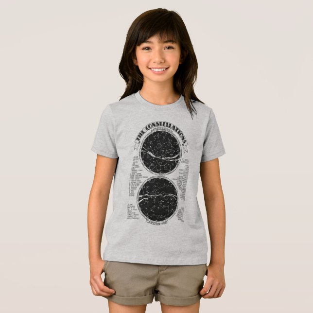 Die Sternbilder  Tri-Blend Shirt (Vorderseite Voll)