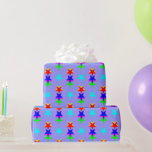 Die Sterne ausrichten, Periwinkle blau Allerheilig Geschenkpapier