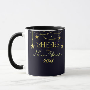 Die Sterne der Neujahrsbotschaft Tasse