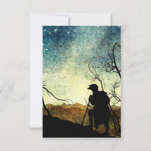 „Die Sterne, die die Natur aufhängte“ von Arthur R Dankeskarte