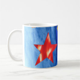 Die Sterne in der hellen Himmel-Tasse Kaffeetasse