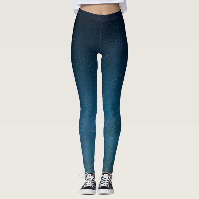 Die Sterne in der Nacht Leggings (Vorderseite)