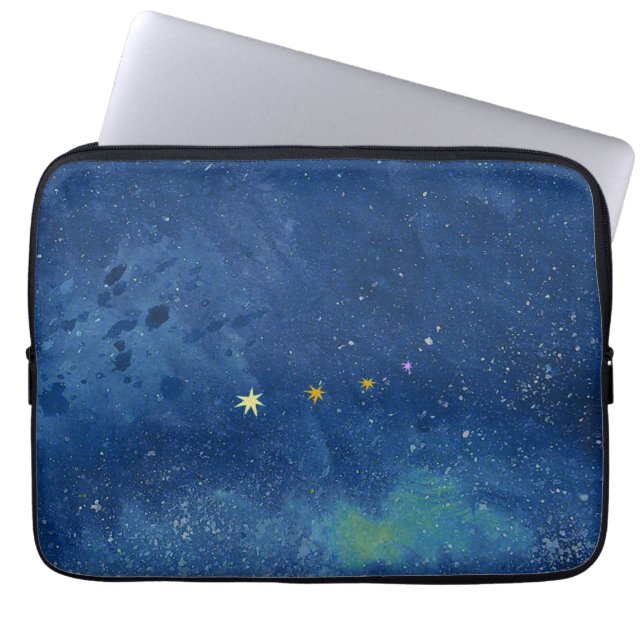 Die Sternenhimmel-Abbildung Laptopschutzhülle (Vorderseite)