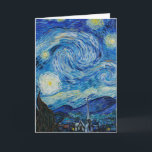 die Sternennacht 1889 von vincent van gogh Karte<br><div class="desc">die Sternennacht 1889 von vincent van gogh</div>