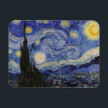 Die Sternennacht Magnet<br><div class="desc">Die Sternennacht von Vincent van Gogh,  1889.</div>