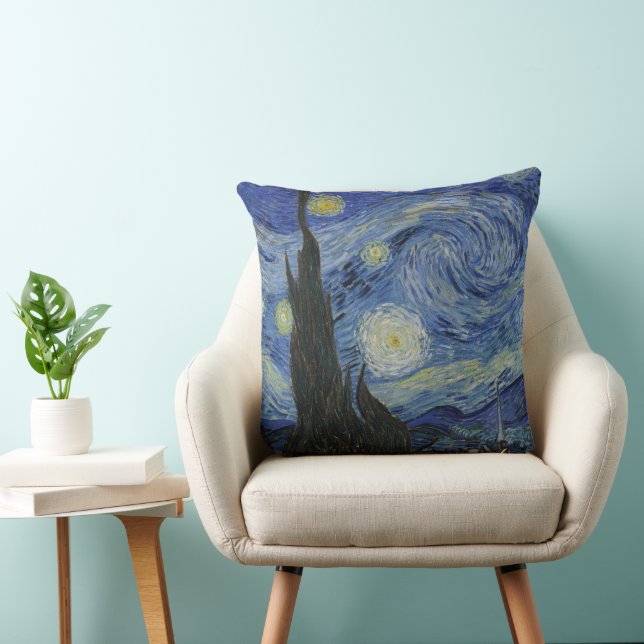 Die Sternennacht, Ölmalerei, Vincent Van Gogh Kissen (Stuhl )