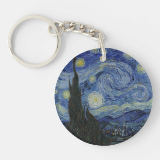 Die Sternennacht, Ölmalerei, Vincent Van Gogh Schlüsselanhänger