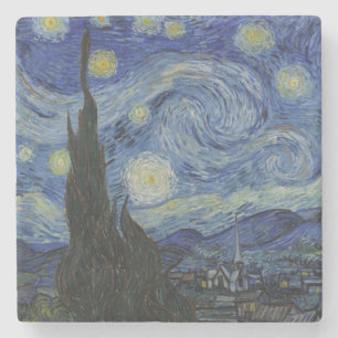 Die Sternennacht, Ölmalerei, Vincent Van Gogh Steinuntersetzer