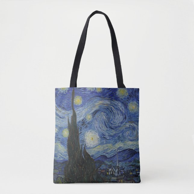 Die Sternennacht, Ölmalerei, Vincent Van Gogh Tasche (Vorderseite)