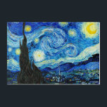Die Sternennacht - Van Gogh Acryl Wandkunst<br><div class="desc">Die Starry Night ist ein Ölgemälde auf Leinwand des niederländischen postimpressionistischen Malers Vincent van Gogh. Es wurde im Juni 1889 erbaut und zeigt den Ausblick aus dem nach Osten gerichteten Fenster seines Asylzimmers in Saint-Rémy-de-Provence, kurz vor dem Sonnenaufgang, mit einem imaginären Dorf</div>