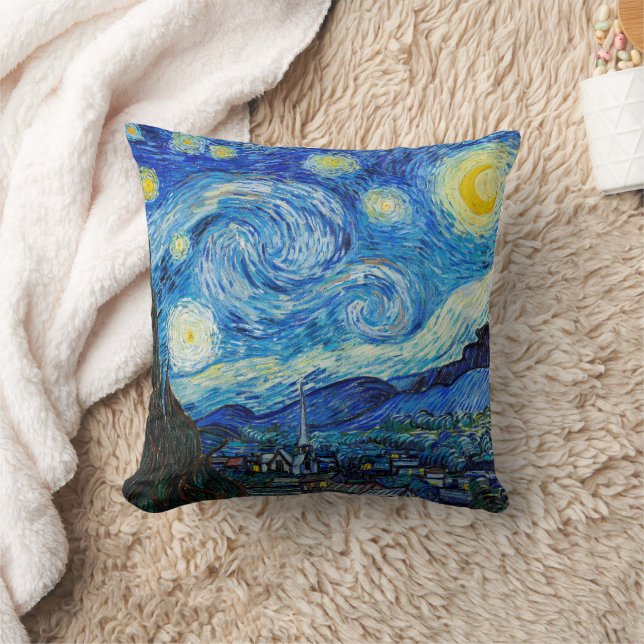 Die Sternennacht | Van Gogh | Kissen (Decke)