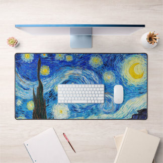 Die Sternennacht | Van Gogh | Schreibtischunterlage