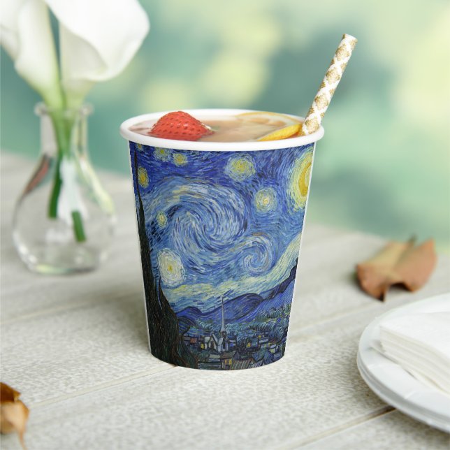 Die Sternennacht von Van Gogh    Pappbecher (In Situ)