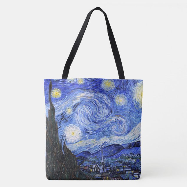 Die Sternennacht von Van Gogh Tasche (Vorderseite)