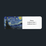 Die Sternennacht von Vincent Van Gogh<br><div class="desc">The Starry Night by Vincent Van Gogh,  eine Feier der Meister der Kunst</div>