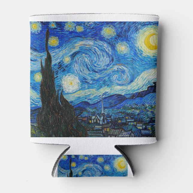 Die Sternennacht von Vincent Van Gogh (1889) Dosenkühler (Vorderseite)