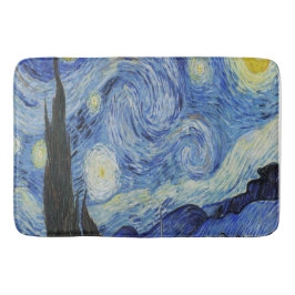 Die Sternennacht von Vincent Van Gogh Badematte