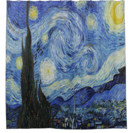 Die Sternennacht von Vincent Van Gogh Duschvorhang