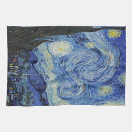 Die Sternennacht von Vincent Van Gogh Geschirrtuch