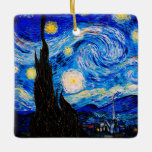 Die Sternennacht von Vincent Van Gogh Keramikornament<br><div class="desc">Vincent Van Gogh The Starry Night. Das ist ein altes Meisterwerk des holländischen Meisters Vincent Van Gogh. Dieses schöne Landschaftsbild hat eine schöne,  lebendige,  gesättigte Farbe. Vincent Van Gogh war ein niederländischer Postimpressionist. Dieses Bild ist öffentlich</div>